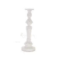 Ljusstake 40,5cm Alabast av polyestermarmortyp, Modern Dekorativ Alabaster 3 - grifon.se 