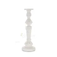 Ljusstake 40,5cm Alabast av polyestermarmortyp, Modern Dekorativ Alabaster 4 - grifon.se 
