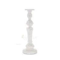 Ljusstake 40,5cm Alabast av polyestermarmortyp, Modern Dekorativ Alabaster 5 - grifon.se 