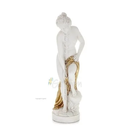 Dotter 43cm Helkroppsstaty, alabaster av polyestermarmortyp Alabaster 1 - grifon.se 