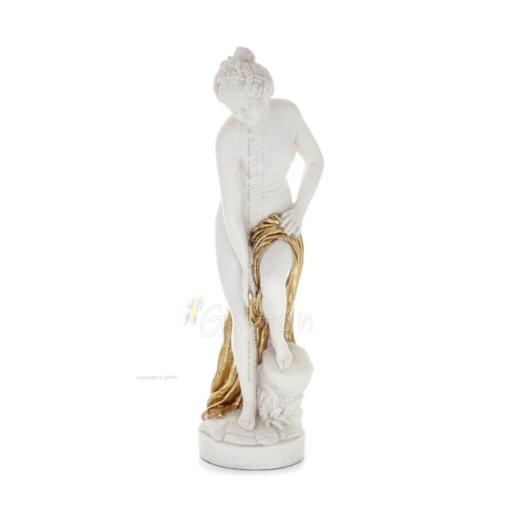 Dotter 43cm Helkroppsstaty, alabaster av polyestermarmortyp Alabaster 1 - grifon.se 