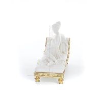 Paulina Borghese som Aphrodite aka Sleeping Beauty 19,5 cm helkroppsstaty, Polyester Alabaster Marble Type Alabaster 4 - grifon.