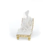 Paulina Borghese som Aphrodite aka Sleeping Beauty 19,5 cm helkroppsstaty, Polyester Alabaster Marble Type Alabaster 4 - grifon.