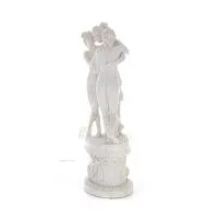 Graces Goddesses of charm, beauty, nature, the three Graces 58cm Full length statue, Polyester alabaster marble type Alabaster 2