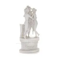Graces Goddesses of charm, beauty, nature, the three Graces 58cm Full length statue, Polyester alabaster marble type Alabaster 5