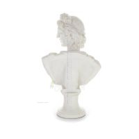 Apollo or Apollonas, the god of music, light, and protector of the arts, 30cm bust made from alabaster, ancient Greece Alabaster
