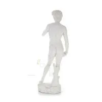 David: Den älskade, profeten, musiker, poet 46,5 cm helkroppsstaty, typ av polyesteralabastmarmor, kristen Alabaster 3 - grifon.