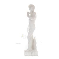David, David: The Beloved, Prophet, Musician, Poet 137cm Full Body Statue, Polyester Alabaster Marble Type, Christian Alabaster 