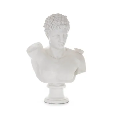 Mercury: The Messenger of the Gods, byst, byst 55 cm alabaster av polyestermarmortyp, antikens Grekland Alabaster 1 - grifon.se 