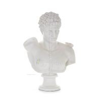 Mercury: The Messenger of the Gods, Bust, bust 55cm Polyester marble-type alabaster, ancient Greece Alabaster 1 - grifon.se 