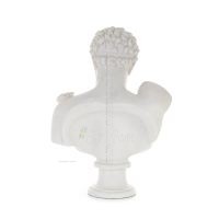 Ερμής: Ο αγγελιαφόρος των θεών, Προτομή, μπούστο 55εκ Πολυεστερικό αλαβάστρινο τύπου μαρμάρου, αρχαία Ελλάδα Αλαβάστρινα 3 - gri