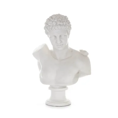Mercury: The Messenger of the Gods, byst, byst 55 cm alabaster av polyestermarmortyp, antikens Grekland Alabaster 5 - grifon.se 