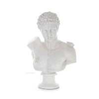 Mercury: The Messenger of the Gods, Bust, bust 55cm Polyester marble-type alabaster, ancient Greece Alabaster 5 - grifon.se 