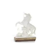 Perseus: Hero of Antiquity, Slayer of Medusa with Pegasus 44.5cm Full Body Statue, Polyester Alabaster Marble Type Alabaster 3 -