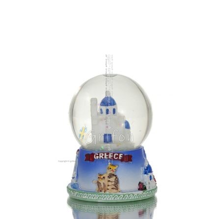 Water ball, Glass water ball, snow ball 5x5x7cm Polyester alabaster Polyester 1 - grifon.se 