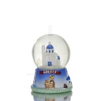 Water ball, Glass water ball, snow ball 5x5x7cm Polyester alabaster Polyester 1 - grifon.se 