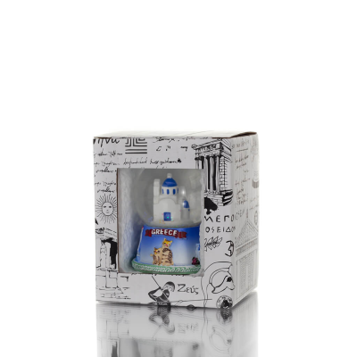 Μπάλα νερού, Νερόμπαλα γυάλινη, χιονόμπαλα 5χ5χ7εκ Πολυεστερικό αλαβάστρινο Polyester 2 - grifon.se 