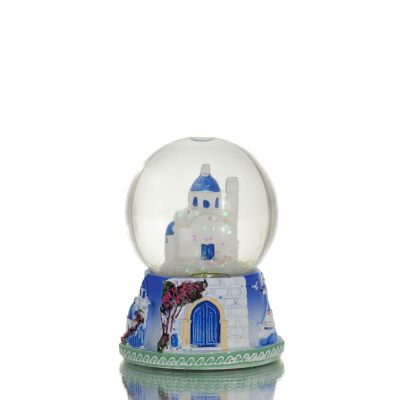 Μπάλα νερού, Νερόμπαλα γυάλινη, χιονόμπαλα 5χ5χ7εκ Πολυεστερικό αλαβάστρινο Πολυεστερικά 4 - grifon.se 