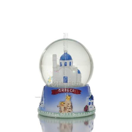 Water ball, Glass water ball 7x7x9cm Polyester alabaster Polyester 1 - grifon.se 