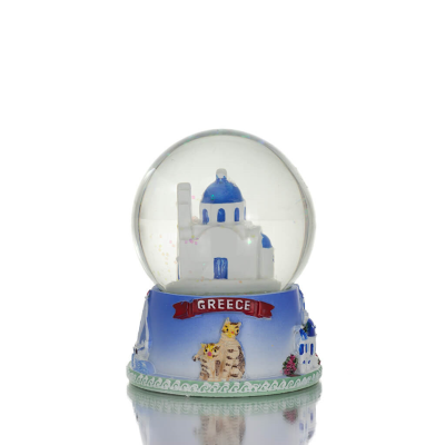 Water ball, Glass water ball 7x7x9cm Polyester alabaster Polyester 1 - grifon.se 