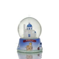 Μπάλα νερού, Νερόμπαλα γυάλινη 7χ7χ9εκ Πολυεστερικό αλαβάστρινο Πολυεστερικά 1 - grifon.se 