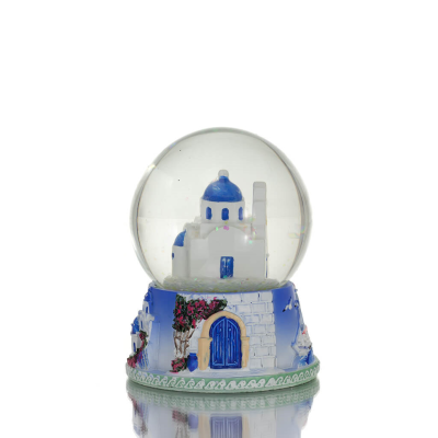 Water ball, Glass water ball 7x7x9cm Polyester alabaster Polyester 4 - grifon.se 