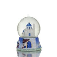 Water ball, Glass water ball 7x7x9cm Polyester alabaster Polyester 4 - grifon.se 