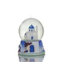 Water ball, Glass water ball 7x7x9cm Polyester alabaster Polyester 4 - grifon.se 