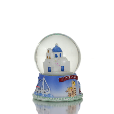 Μπάλα νερού, Νερόμπαλα γυάλινη 7χ7χ9εκ Πολυεστερικό αλαβάστρινο Πολυεστερικά 6 - grifon.se 