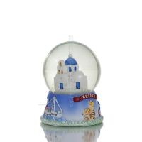 Water ball, Glass water ball 7x7x9cm Polyester alabaster Polyester 6 - grifon.se 