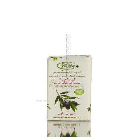 Green olive oil soap with paper packaging Soaps 1 - grifon.se