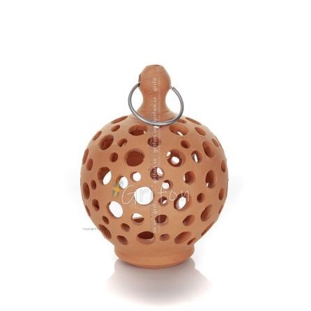 Lantern -D- Pendant light round protopiro, ceiling or wall-mounted, Handmade ceramic Lanterns, Candles 1 - grifon.se 
