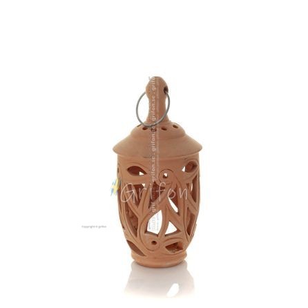 Lantern -B- Protopiro pendant light house, ceiling or wall-mounted, Handmade ceramic Lanterns, Candles 1 - grifon.se