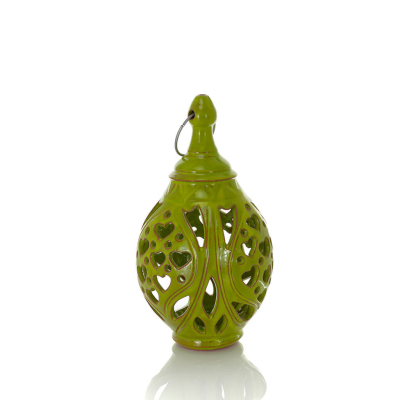 Lykta -B- Polerad hängande päronlampa, tak eller vägg, Handgjord keramik Lyktor, Ljus 2 - grifon.se 