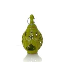 Φανάρι -Β- Φωτιστικό κρεμαστό αχλάδι γυαλομένο, οροφής ή επιτοίχιο, Χειροποίητο κεραμικό Φανάρια, Καντήλια 3 - grifon.se 