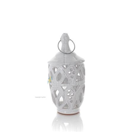Lantern -B- Lighting hanging house polished, ceiling or wall, Handmade ceramic Lanterns, Candles 1 - grifon.se 