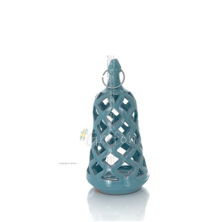 Lantern -B- Polished hanging bell light, ceiling or wall, Handmade ceramic Lanterns, Candles 1 - grifon.se