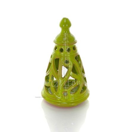 Lantern -B- Lighting triangle 20x125cm polished tabletop, ceiling or wall, Handmade ceramic Lanterns, Candles 1 - grifon.se