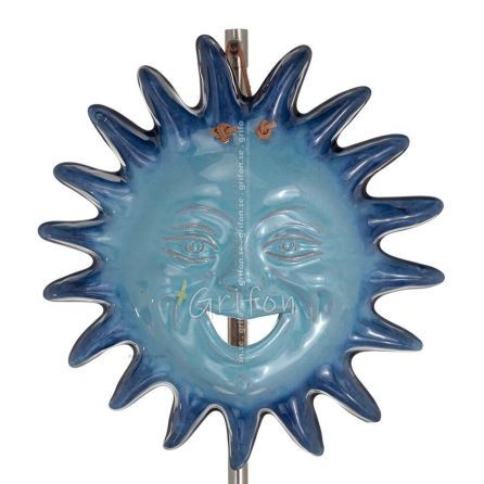 Sun: The Deity of All Peoples, Polished 24.5cm Ceramic Ornament with Handmade Finish Pendant 1 - grifon.se 