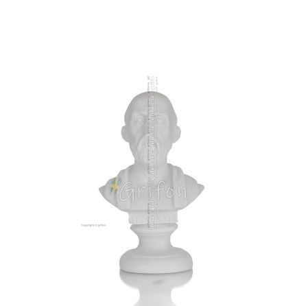 Hippocrates: The Father of Modern Medicine Bust 11cm Alabaster Statue Ancient Greece Alabaster 1 - grifon.se 