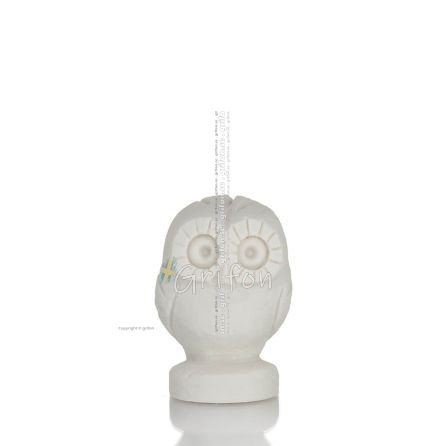 Owl, Glaucus of Athena and Athena 7cm Full Alabaster Statue Alabaster 1 - grifon.se