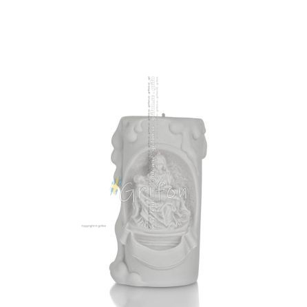 Klagoljus 11cm Alabast Dekorativ Handgjord Finish Religiös Andlig Kristen Alabaster 1 - grifon.se