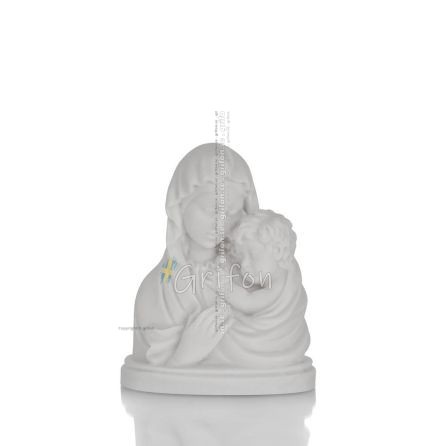 Παρθένος Μαρία η Παναγία ή Θεοτόκος με Ιησού Χριστό Προτομή, μπούστο 10εκ άγαλμα από αλάβαστρο Αλαβάστρινα 1 - grifon.se 