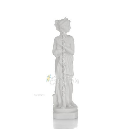 Sappho or Psappho or Psappha: The Greek lyric poet, symbol of female homosexuality 16cm Full length alabaster statue Alabaster 1