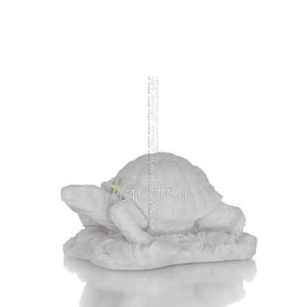 Tortoise: symbolizes strength, courage, protection, wisdom, patience 58x9.3cm Full length alabaster statue Alabaster 1 - grifon.