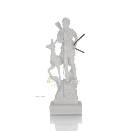 Artemis: Jaktens, månens gudinna, beskyddare av små barn och djur16cm Hellängds alabasterstaty Alabaster 1 - grifon.se 