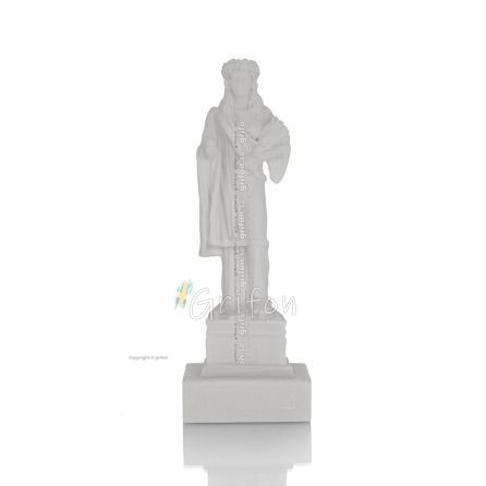 Demeter: Goddess of Agriculture, Harvest, Fertility 17cm Full Alabaster Statue, Antika Grekland Alabaster 1 - grifon.se 