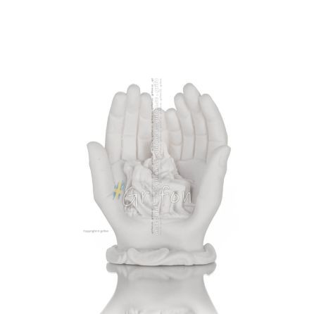 The Pieta, by Michael Angelo Deposition of Jesus Christ in hand 14 cm full-length table-top alabaster statuette Alabaster 1 - gr