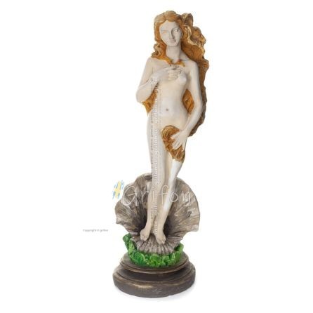 Aphrodite: The Goddess of Love and Beauty, Emergent 24,5 cm Full Alabaster Statue, antikens Grekland Alabaster 1 - grifon.se 