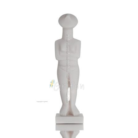 Cycladic figurine 20cm Full body alabaster statue, Cycladic culture, ancient Greece Alabaster 1 - grifon.se